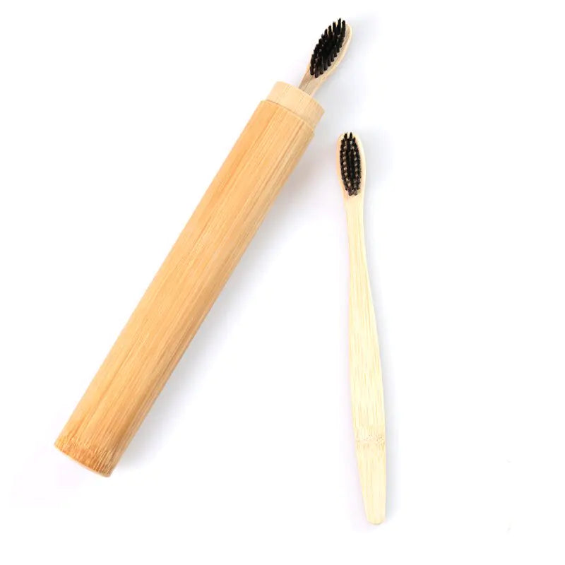 Bamboo Toothbrush Set