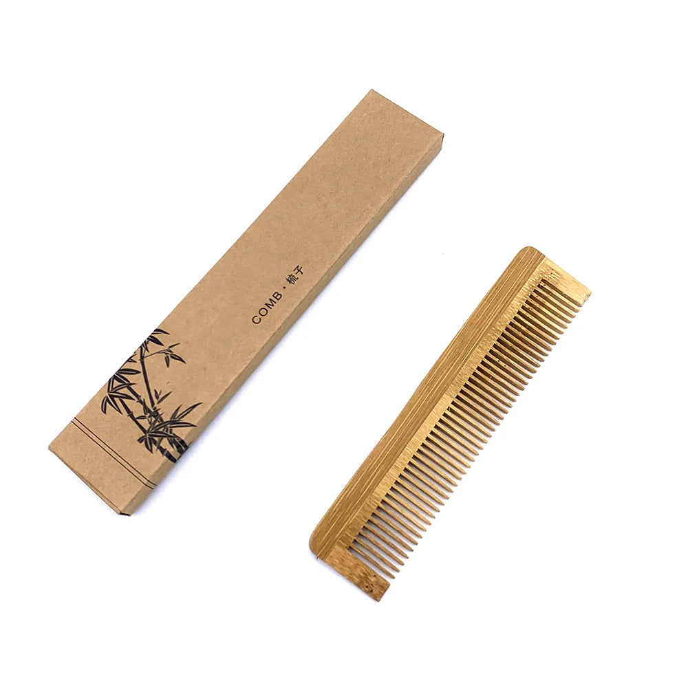 Natural Eco Biodegradable Bamboo Comb Massage Hair Vent Brush